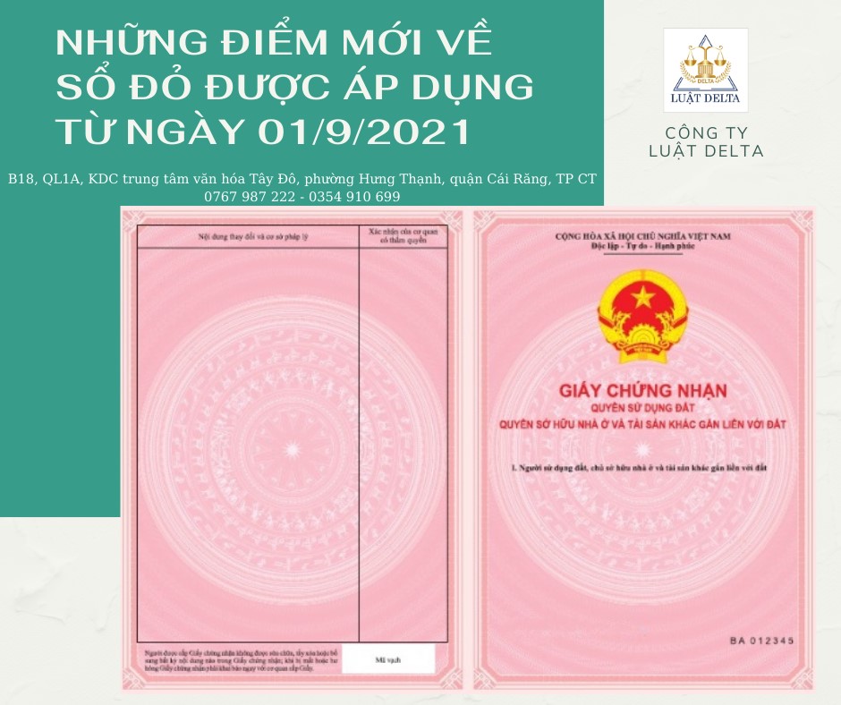 NHỮNG ĐIỂM MỚI VỀ SỔ ĐỎ ĐƯỢC ÁP DỤNG TỪ NGÀY 01/9/2021