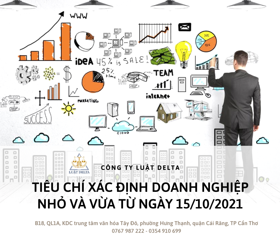 TIÊU CHÍ XÁC ĐỊNH DOANH NGHIỆP NHỎ VÀ VỪA TỪ NGÀY 15/10/2021