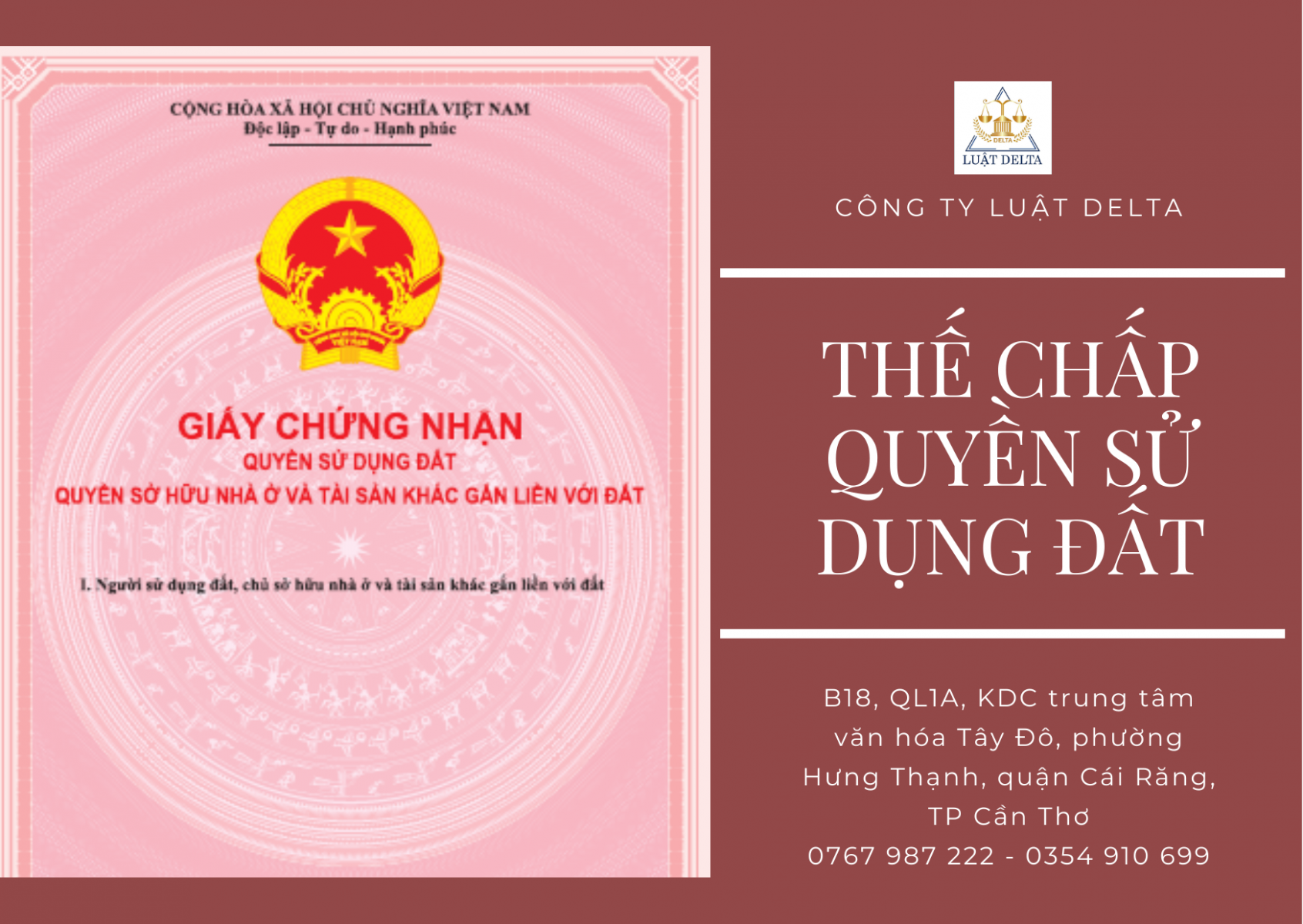 ĐIỀU KIỆN ĐỂ THẾ CHẤP QUYỀN SỬ DỤNG ĐẤT